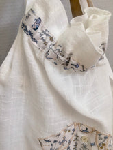 Charger l'image dans la galerie, Sac, pochon pour bébé en Liberty® Théo Bleu