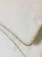 Charger l'image dans la galerie, Couverture, plaid bébé en double gaze coton écru et Liberty ® Garden Trail