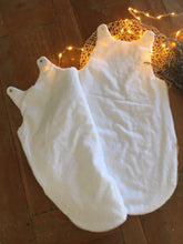 Charger l'image dans la galerie, Jolie gigoteuse en double gaze écru et Liberty ® Théo gold
